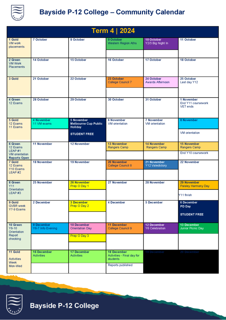 Community College Calendar 2024 Page 4 724x1024 - Community Calendar